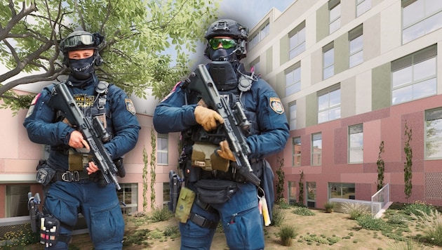 Das neue Gebäude hat sechs oberirdische Geschoße und ein Untergeschoß. In der ...