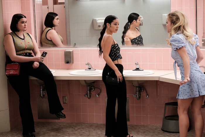 Barbie Ferreira, Alexa Demie und Sydney Sweeney in Staffel 2