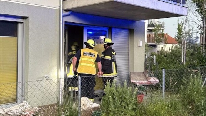 Aufmerksame Nachbarn hatten in Neulengbach den Feueralarm gehört und die Tür eingeschlagen.