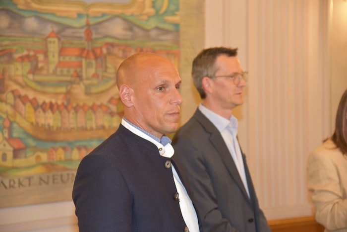 Klare Absage an eine Koalition mit der ÖVP von Seiten Helmut Fiedlers (li.).