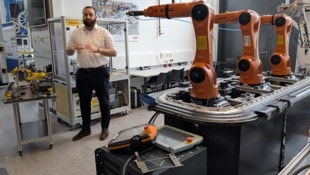 Studiengangsleiter Ali Aburaia von der FH Technikum Wien empfing die „Krone“ im mit ...