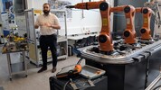 Studiengangsleiter Ali Aburaia von der FH Technikum Wien empfing die „Krone“ im mit ...