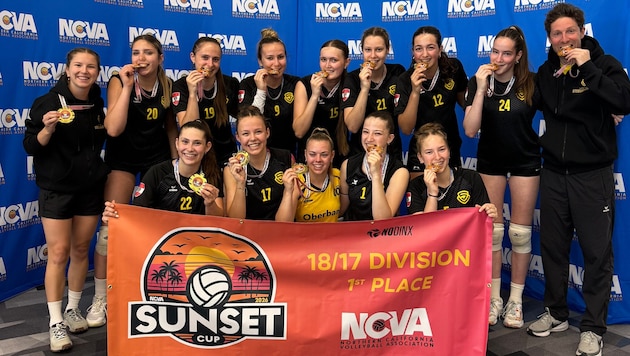 Die Linzerinnen siegten beim Sunset Cup in Kalifornien.