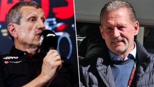Jos Verstappen (re.) hat kein gutes Wort für Günther Steiner übrig.