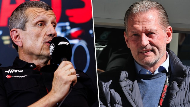 Jos Verstappen (re.) hat kein gutes Wort für Günther Steiner übrig.