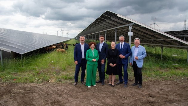 LR Heinrich Dorner, Staatssekretärin Elisabeth Zehetner, Lukas Püspök , Gerda ...