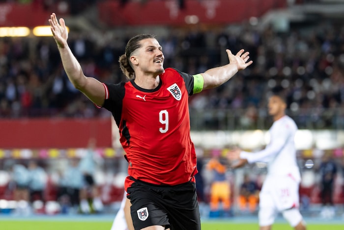 Marcel Sabitzer scored to make it 1-0.
