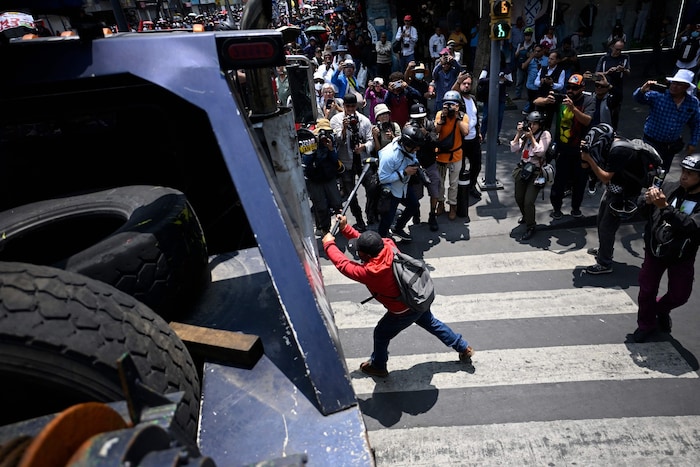 Chaos in Mexiko-Stadt