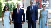 Königin Letizia und Fürstin Charlène sorgten für ein royales Style-Duell, in dem es nur ...