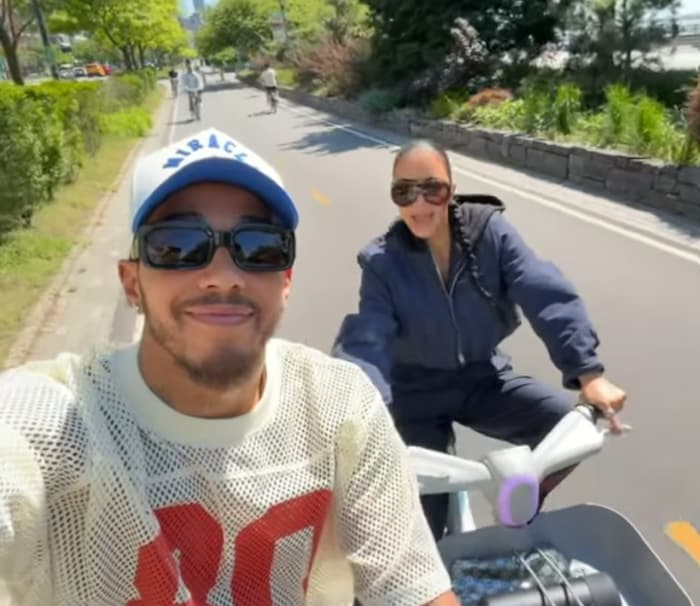 Auf Wolke sieben: Lewis Hamilton und Kim Kardashian