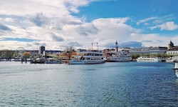 Der Hafen in Konstanz.
