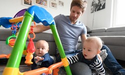 Nicht viele Männer gehen in Karenz.