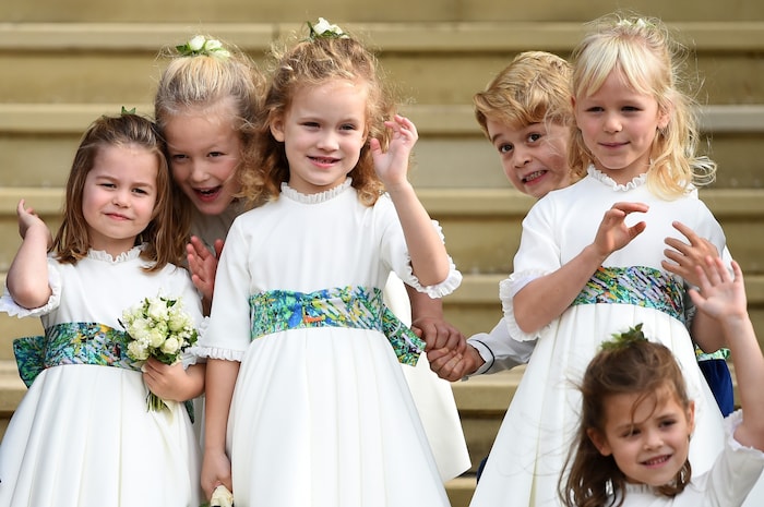 Prinzessin Charlotte, Mia Tindall, Savannah Phillips, Prinz George und Maud Windsor