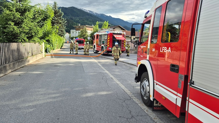 Die alarmierte Feuerwehr war rasch zur Stelle.
