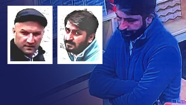 Die Polizei sucht diese beiden Männer