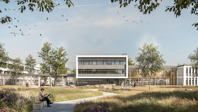So soll das neue Polizeisicherheitszentrum aussehen.