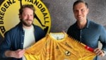 Neo-Coach Julian Rauch (l.) mit Bregenz-Sportvorstand Florian Wassel.