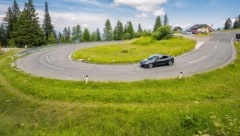 Die Straße auf dem Dobratsch in Villach ist aufgrund ihrer Aussicht sehr beliebt.