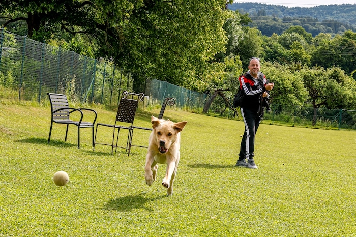 Robert Spiteri hat seinen Gandalf von Malta nach Salzburg mitgenommen.