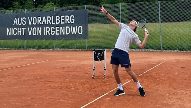 Am Dienstag schlug Joel Schwärzler bereits in seiner Heimat auf.