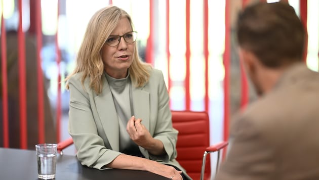 Leonore Gewessler über Preisbremsen, das Chaos im ORF und etwaige Pläne, die SPÖ zu überholen.