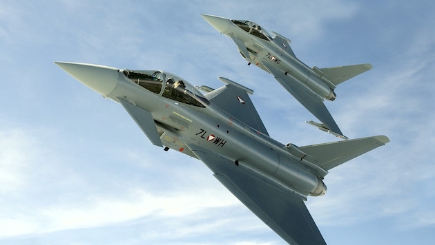 Die Eurofighter heben ab 8. Juni ab, die Pilosten trainieren auch über Kärnten die Flüge.