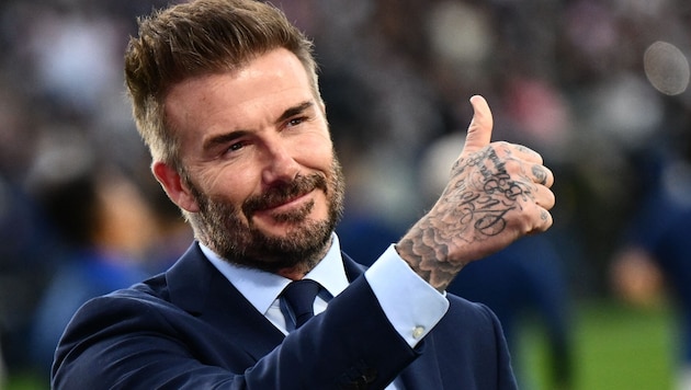 David Beckham wird am „Walk of Fame“ in Hollywood verewigt.