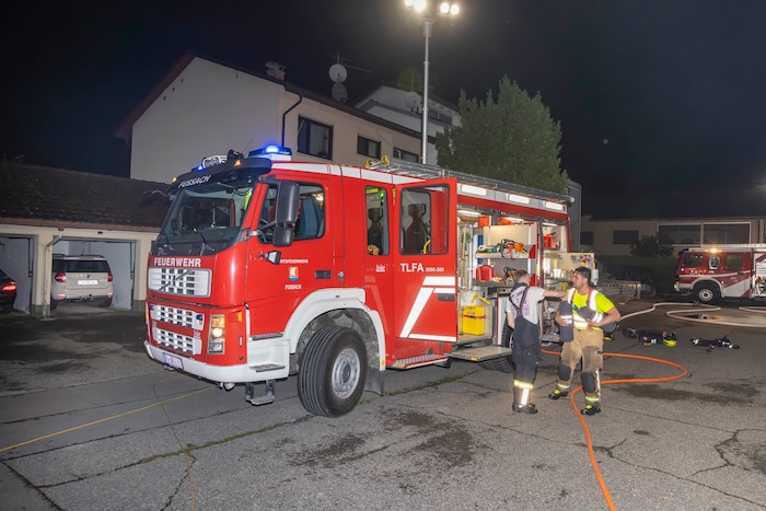 Die Feuerwehr war mit 25 Kräften vor Ort, um den Brand zu löschen.