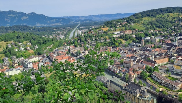 Blick auf Feldkirch.