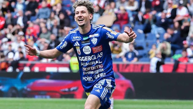 Im Hartberg-Dress wird Damjan Kovacevic künftig nicht mehr jubeln.