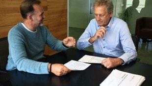 David Narr (li.) und Erwin Zangerl fordern bei der Lehre einige Veränderungen.