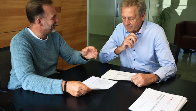 David Narr (li.) und Erwin Zangerl fordern bei der Lehre einige Veränderungen.
