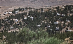Eine nach internationalem Recht illegale jüdische Siedlung nahe Hebron im Westjordanland