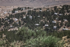 Eine nach internationalem Recht illegale jüdische Siedlung nahe Hebron im Westjordanland