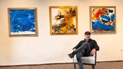 Klaus Frost stellt seine Werke im Gmünder Stadtturm aus. 