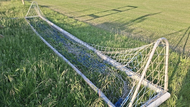 Die Tore wurden bereits abgebaut.