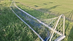 Die Tore wurden bereits abgebaut.