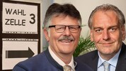 Präsident gegen Präsident: Kollross (re.) und Freistetter geraten sich in die Haare.