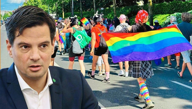 Hannes Amesbauer kann mit den Regenbogenparaden nichts anfangen.