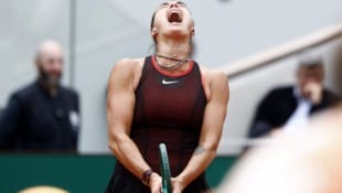Aryna Sabalenka haderte immer wieder mit ihrem Spiel. 