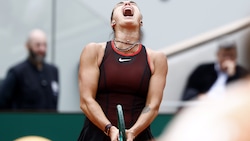 Aryna Sabalenka haderte immer wieder mit ihrem Spiel. 
