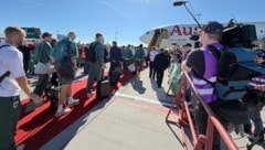 Das ÖFB-Team hebt in die USA ab.