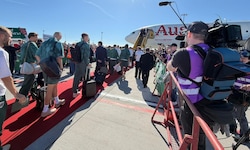 Das ÖFB-Team hebt in die USA ab.