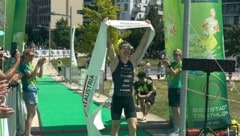 Lukas Pertl jubelte über die Titelverteidigung.