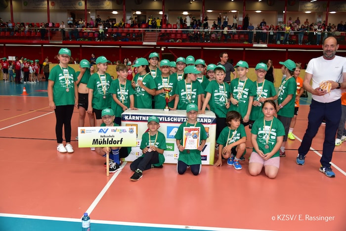 Die Volksschule Mühldorf landete auf Platz drei.