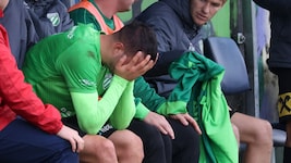 War nach dem Spiel untröstlich: Grünau-Stürmer Valdrin Kadrija.
