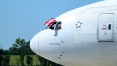 Die „Sound of Music“ – das Flugzeug, das unser Team nach Los Angeles gebracht hat …