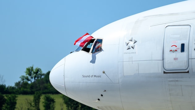 Die „Sound of Music“ – das Flugzeug, das unser Team nach Los Angeles gebracht hat …