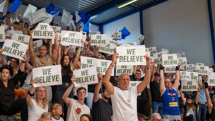 We believe! Die Kapfenberg-Fans in Oberwart glaubten fest an den Serien-Ausgleich ihrer Bulls.