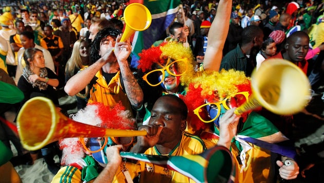 Bei der WM in Nordamerika kein Thema: Fans mit Vuvuzelas!